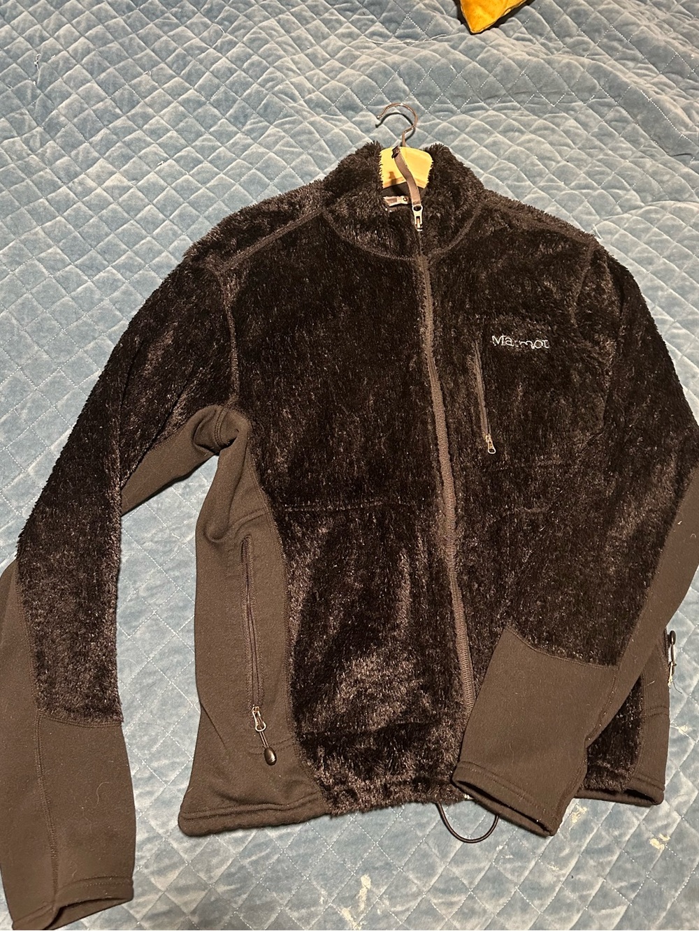 Marmot Black Plush Full-Zip Jacket
